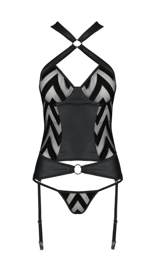 Gorset damski Hima Corset Passion czarny 