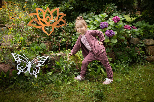 Bluza dziewczęca rozpinana Magic Vibes Pinokio - fiolet