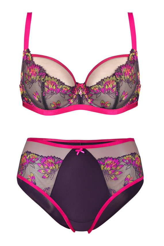 Biustonosz miękki 19085 Parrot Mediolano fioletowy