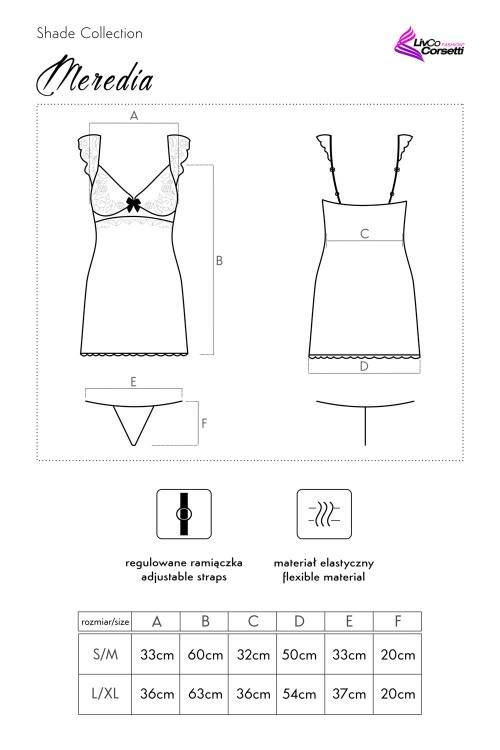 Komplet dwuczęściowy Meredia LC 11247 LivCo Corsetti Fashion