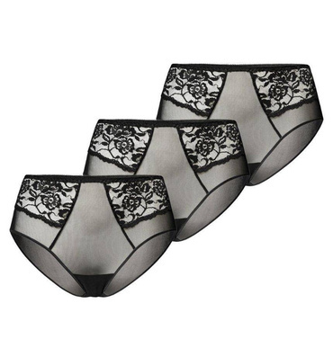 Figi damskie wielopak Vida Teyli - czarny