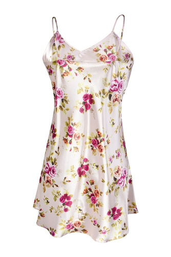 Halka satynowa Flowers  DKaren - DK-HK4 ecru