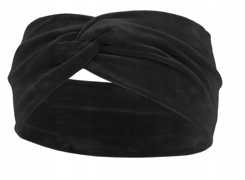 DCZ600-869 opaska damska welur Moraj - czarny