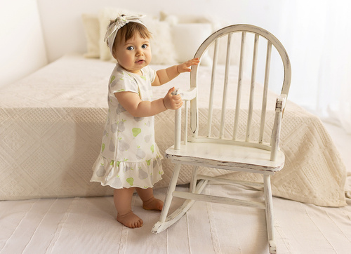 Sukienka z falbanką "Sweet Pears" Makoma  