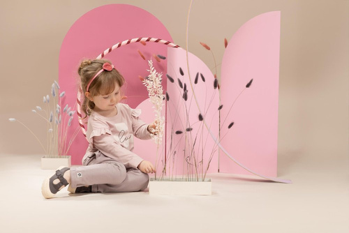 Bluzka wciągana dla dziewczynki Happiness Pinokio - róż