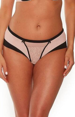 Figi damskie GFP 1240 Leonia Gaia perłowy-czarny