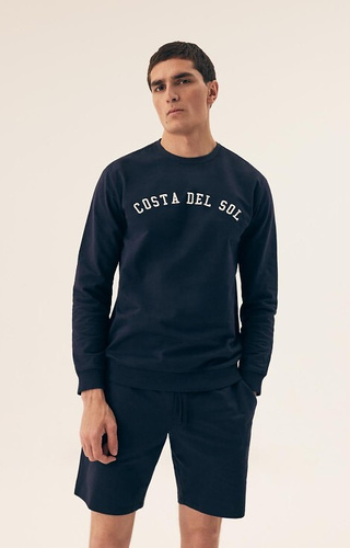 Piżama Męska 42637 Del  Henderson - granatowy