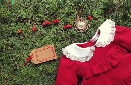 Sukienko-body M174 Merry Cherry Marija - czerwony