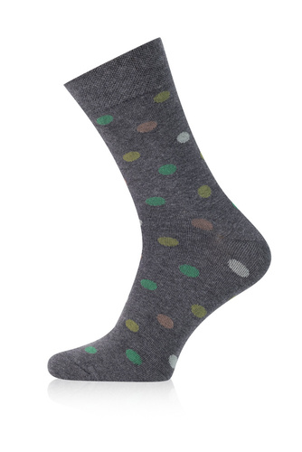 Skarpety M2 Italian Fashion - c.melanż/zielony 