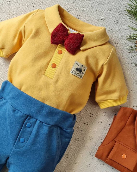 Body polo 281PKR Jack Marija - musztardowy