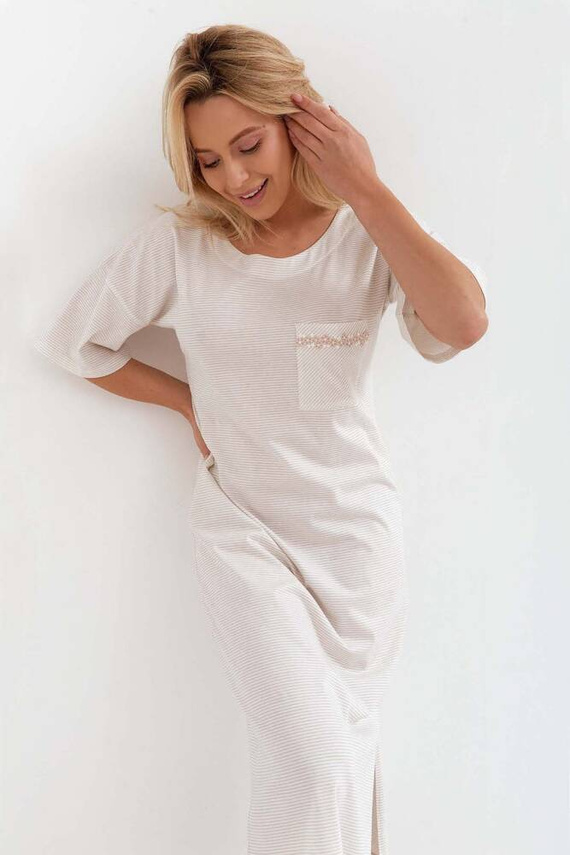 Koszula nocna 234 Cana- beżowy