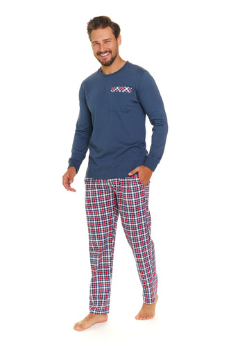 PMB.7147 Piżama Męska Doctor Nap - deep blue