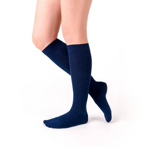 Art.072 Podkolanówki damskie gładkie Steven - 161 granatowe