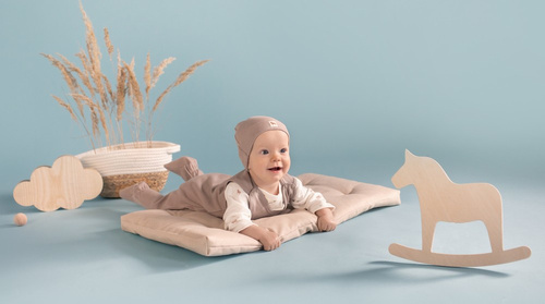 Śpiochy niemowlęce Wooden Pony Pinokio - beż 