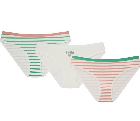 Figi damskie Henderson 36508-K083 – klasyczne bikini bawełniane, 3 sztuki