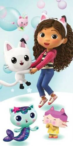 Ręcznik plażowy Koci domek Jerry Fabrics  niebieski