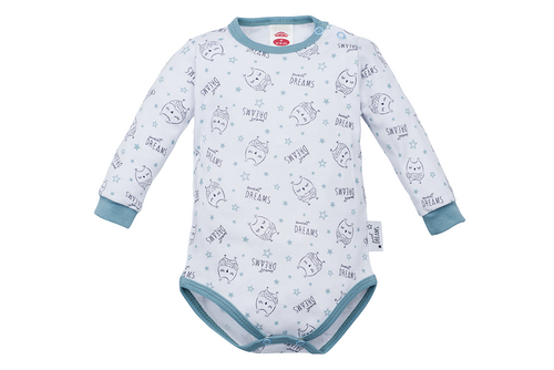 Body z długim rękawem "SWEET DREAMS" Makoma sowy