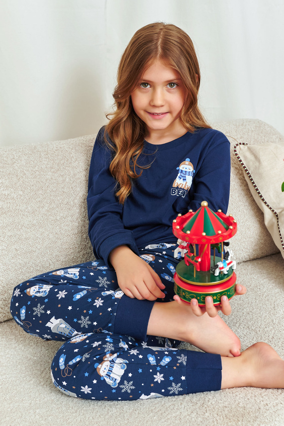 Doctor Nap 7339 – Piżama dziecięca Cozy Bear, 100% bawełna, unisex