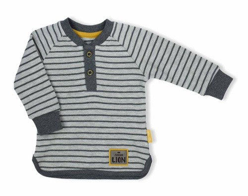 173139 Prince Bluzka z długim rękawem Nicol - szary