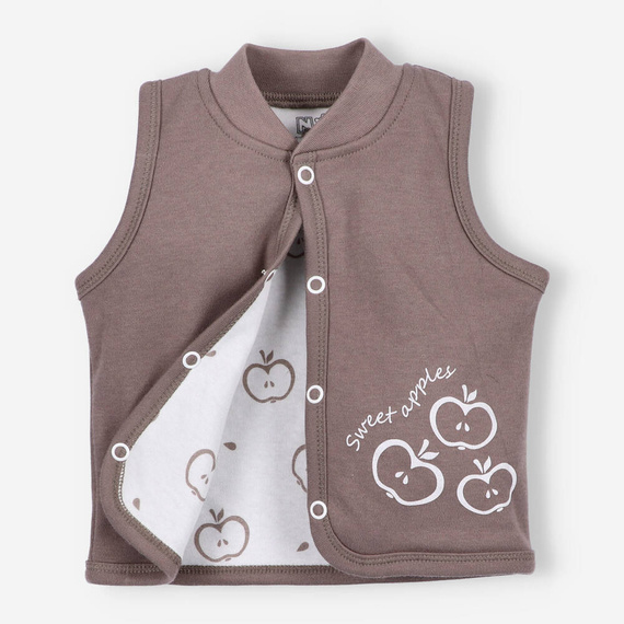 Kamizelka z bawełny organicznej Happy Apples Nini