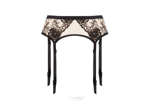 Saskia Pas do pończoch Unikat czarny 