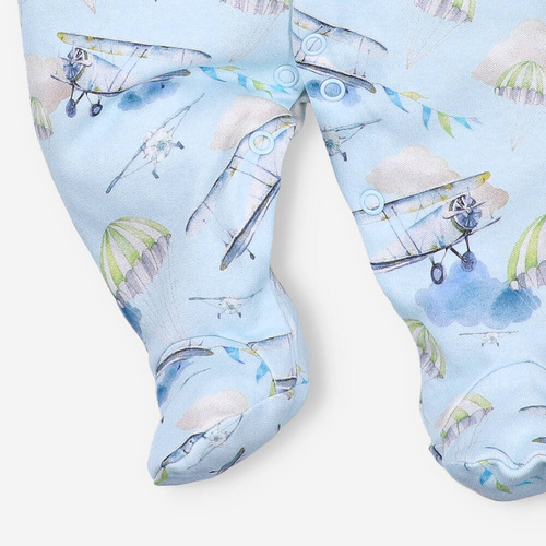 Pajacyk chłopięcy Samoloty Nini druk