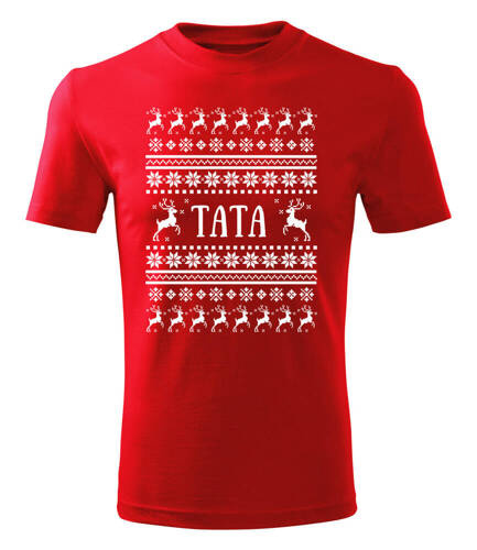 Koszulka męska świateczna "Tata sweterki"  Moocha