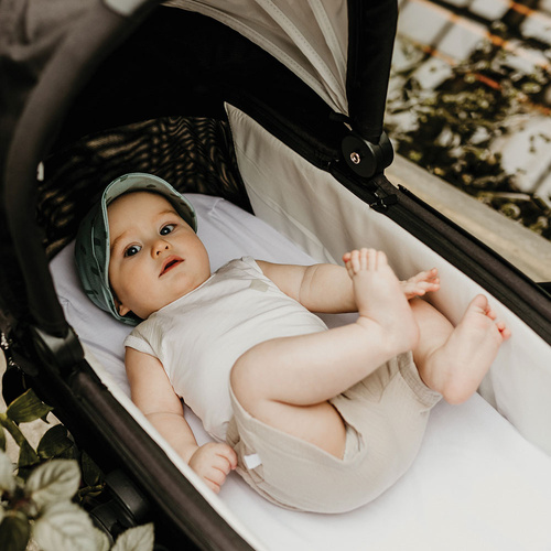 Body niemowlęce na ramiączkach Pacific Eevi - biały