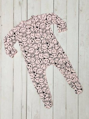 Pajacyk niemowlęcy Emotki Bambarillo - różowy