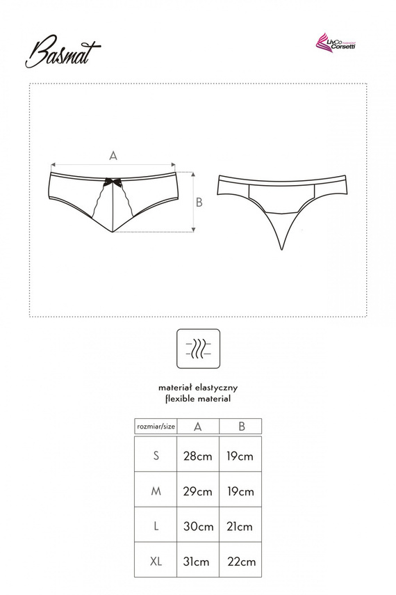 Stringi damskie Basmat LivCo Corsetti Fashion