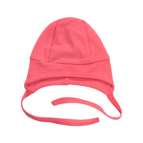 Czapka niemowlęca CSB010 Basic Mamatti - koralowy