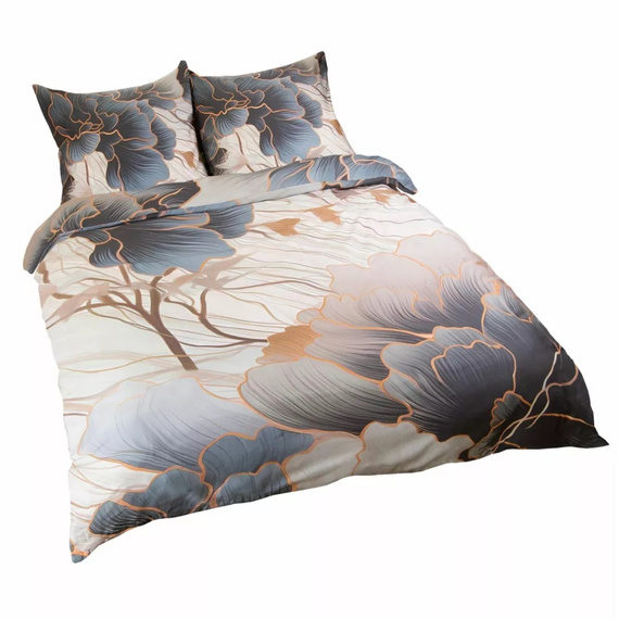 Pościel satynowa kwiaty 12405 Darymex satynlove premium