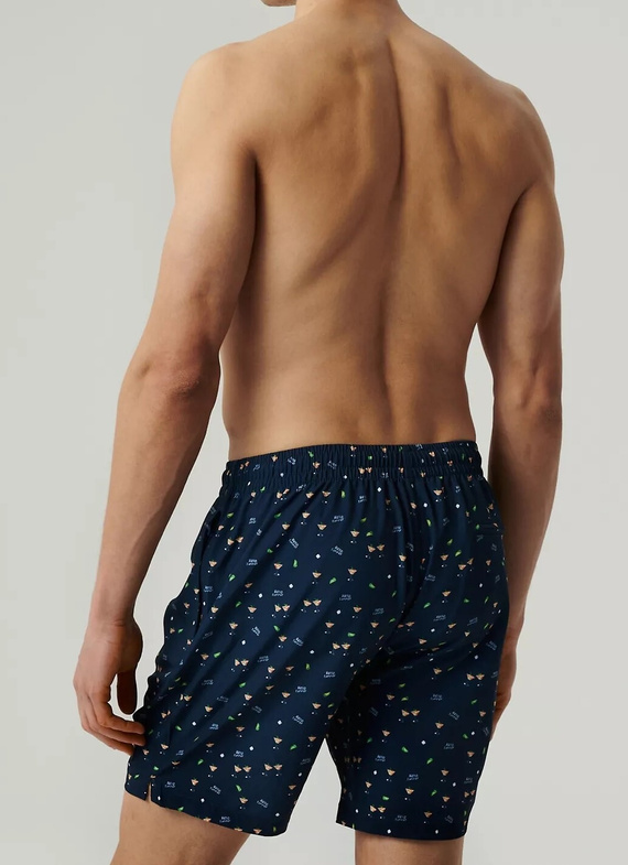 Szoty kąpielowe męskie KMB-221 Atlantic- granatowy