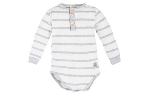 Body polo z długim rękawem "Greco"  Makoma biały 