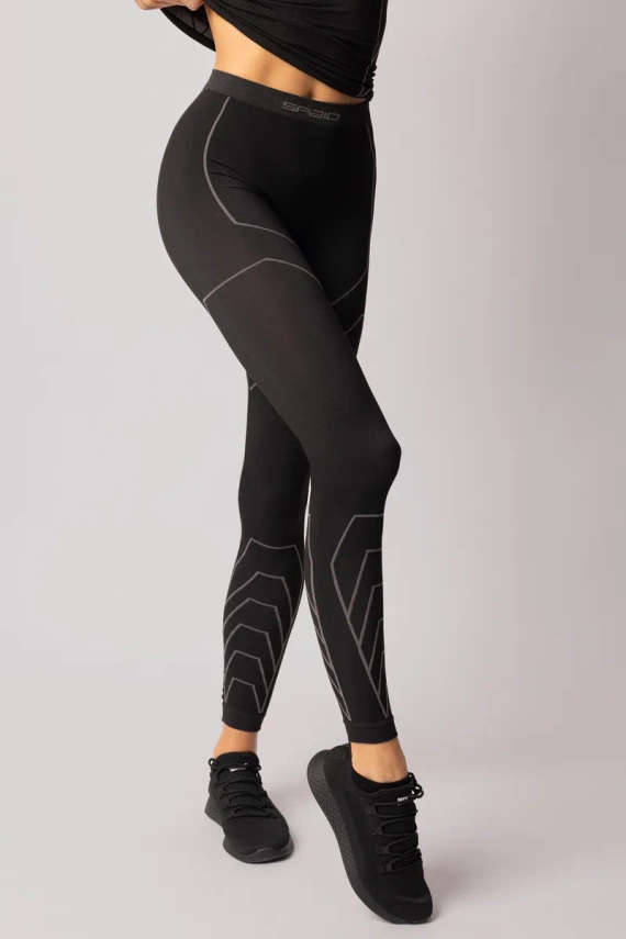 Legginsy damskie Rapid Spaio black/grey 