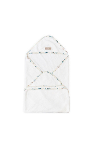 Niemowlęce okrycie kąpielowe z kapturkiem 4461 Doctor Nap - milk