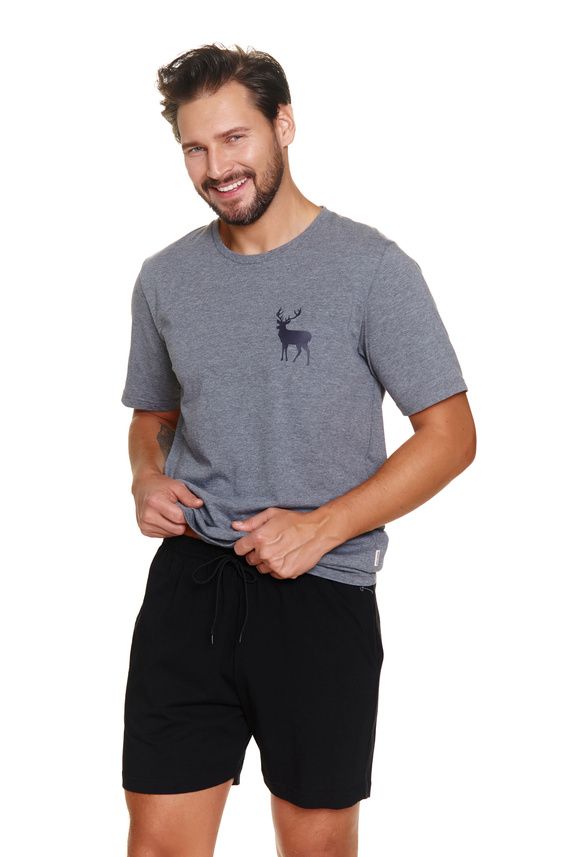 PMB.7235 Piżama Męska Doctor Nap - dark grey