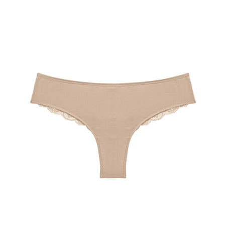 Figi Damskie Lovely Micro Brazilian String Triumph beżowy