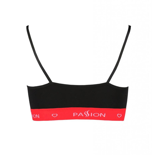 Biustonosz miękki PS009 Passion czarny/czerwony
