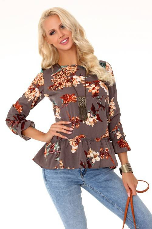 Bluzka damska Aridanna Brown 85329 Merribel 