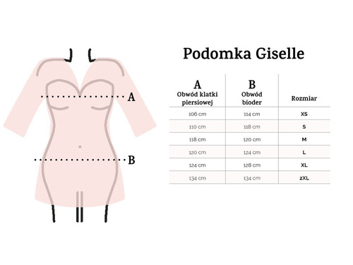 Podomka damska Giselle DKaren - modrak 