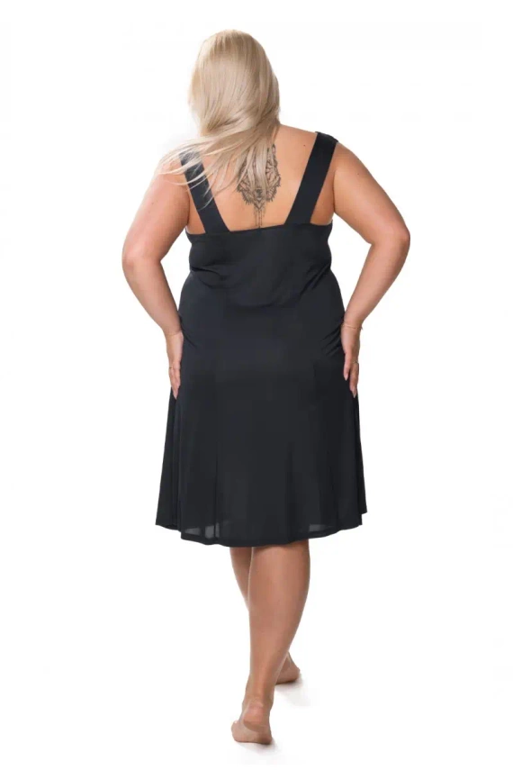 Koszula nocna damska Mewa 6350 Atena czarny