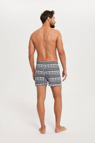 Bokserki męskie Arktyka Italian Fashion - druk/granat