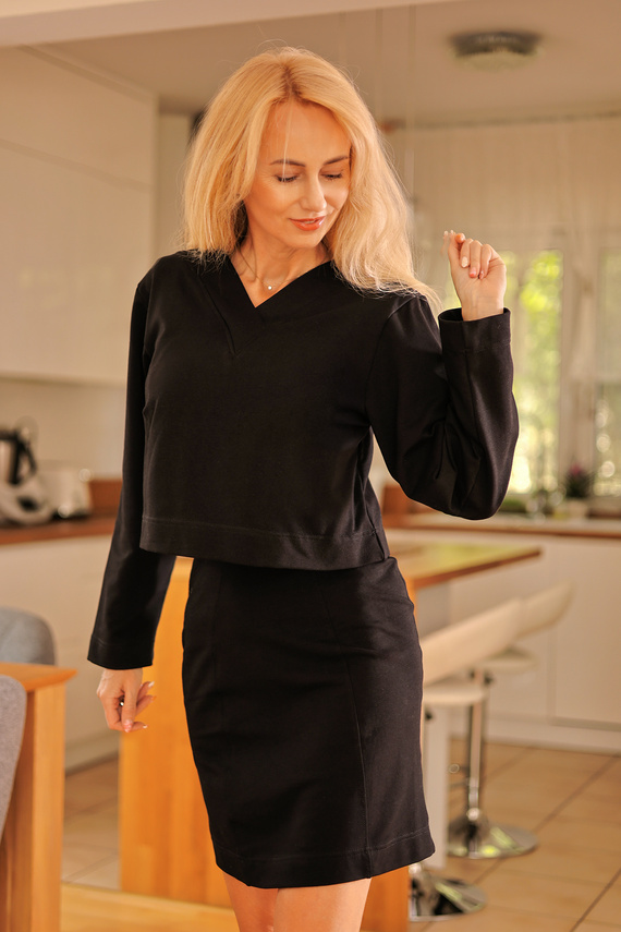 Zestaw Dallas — sukienka + bluza | 95% bawełna, 5% elastan | polska produkcja Mirale