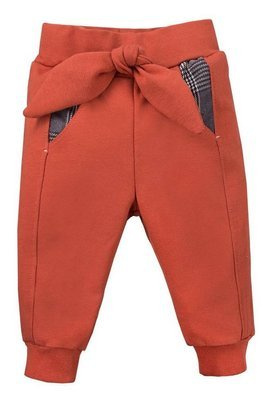 Spodnie dla dziewczynki Adventure Ewa Klucze - rudy