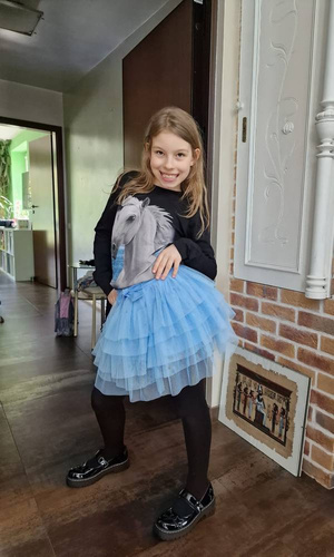 Spódniczka tiulowa Inez Bambarillo błękitny 