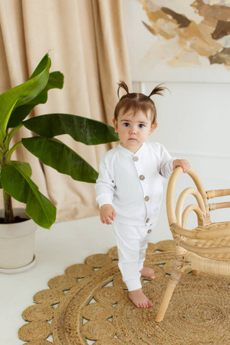 Bluza "Natural Waffel" Makoma white 