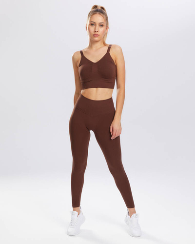 Legginsy damskie Flex Spaio coffee
