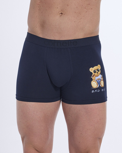 Bokserki męskie 280/245 280/246 Tattoo Bad Boy Cornette granatowy