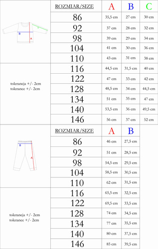 Piżama dziecięca 214038 Muki Nicol 